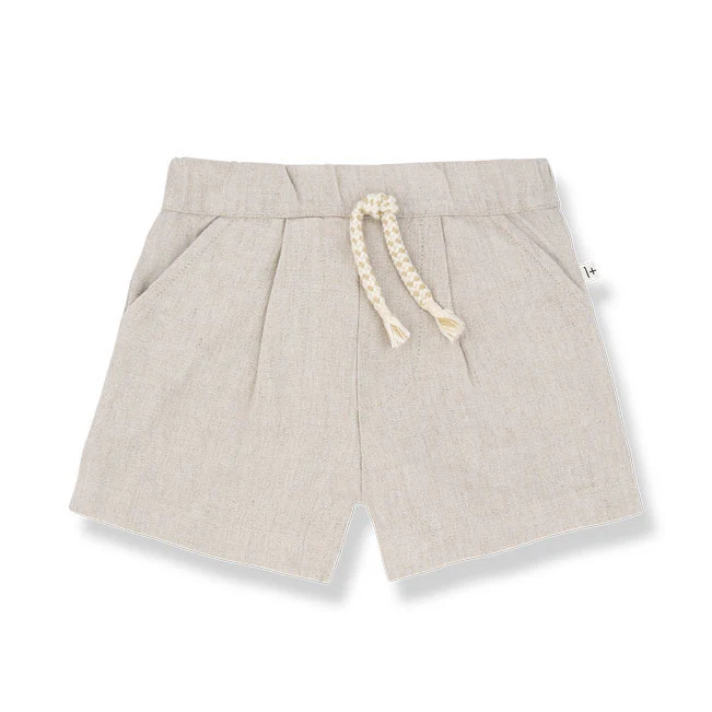 1+ In The Family Beige Colomers Baby Bermuda