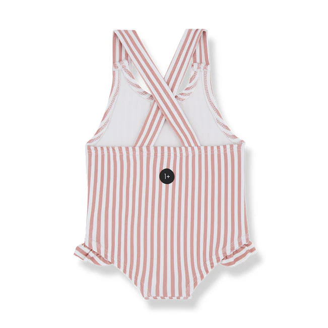 1+ in the Family  Coral Filippa Baby Swimsuit - Image 2