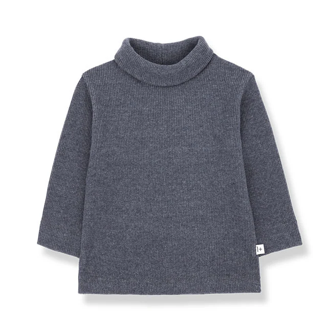 1+ In The Family Denim Aritz Baby Turtleneck