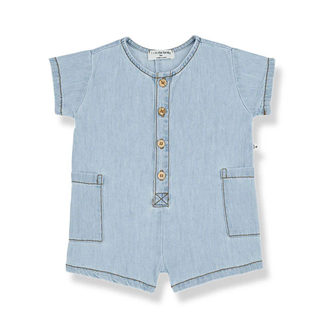 1+ in the Family  Denim Serena Romper