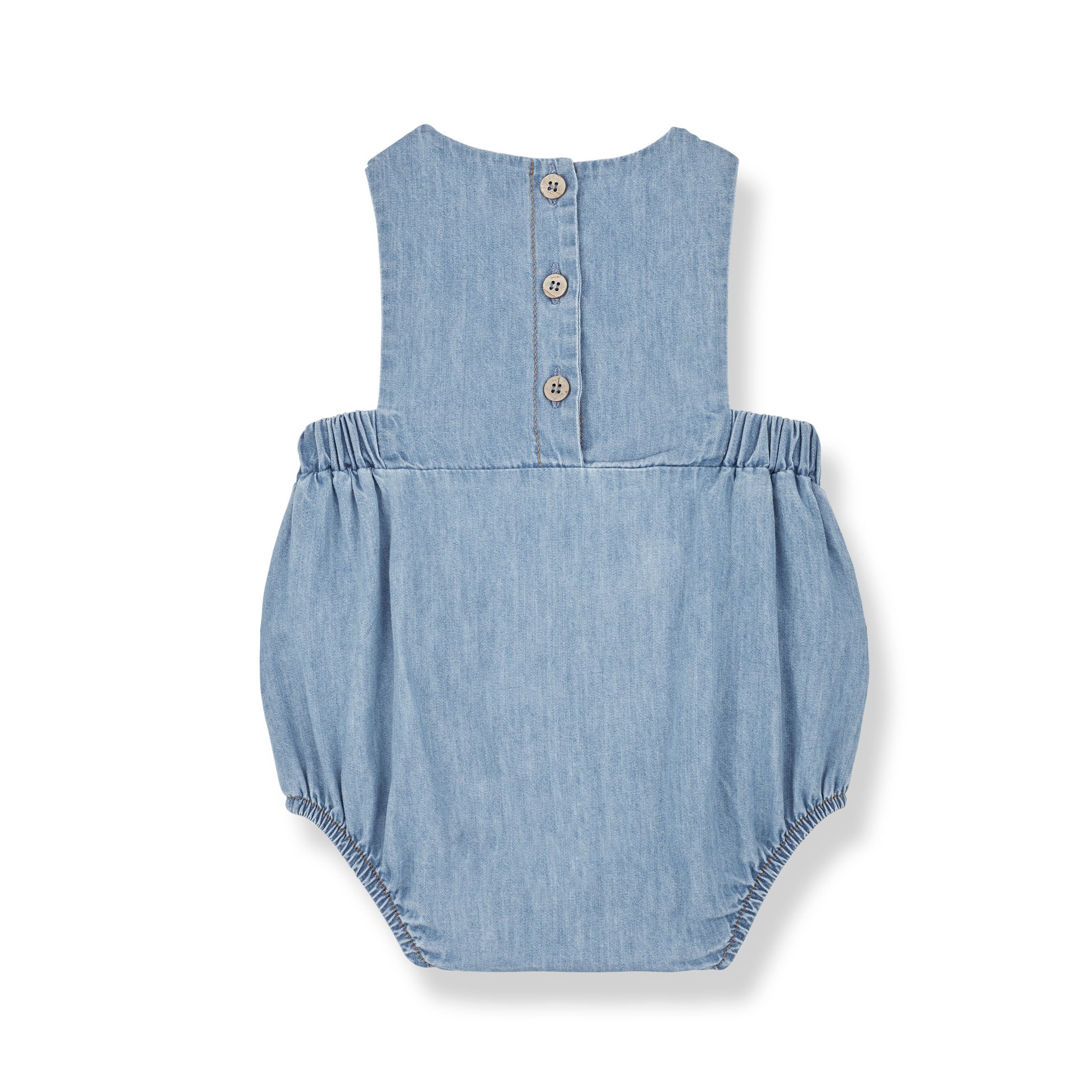1+ In The Family Denim Umberto Romper - Image 2