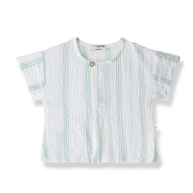 1+ In The Family Green Portlligat Baby Shirt