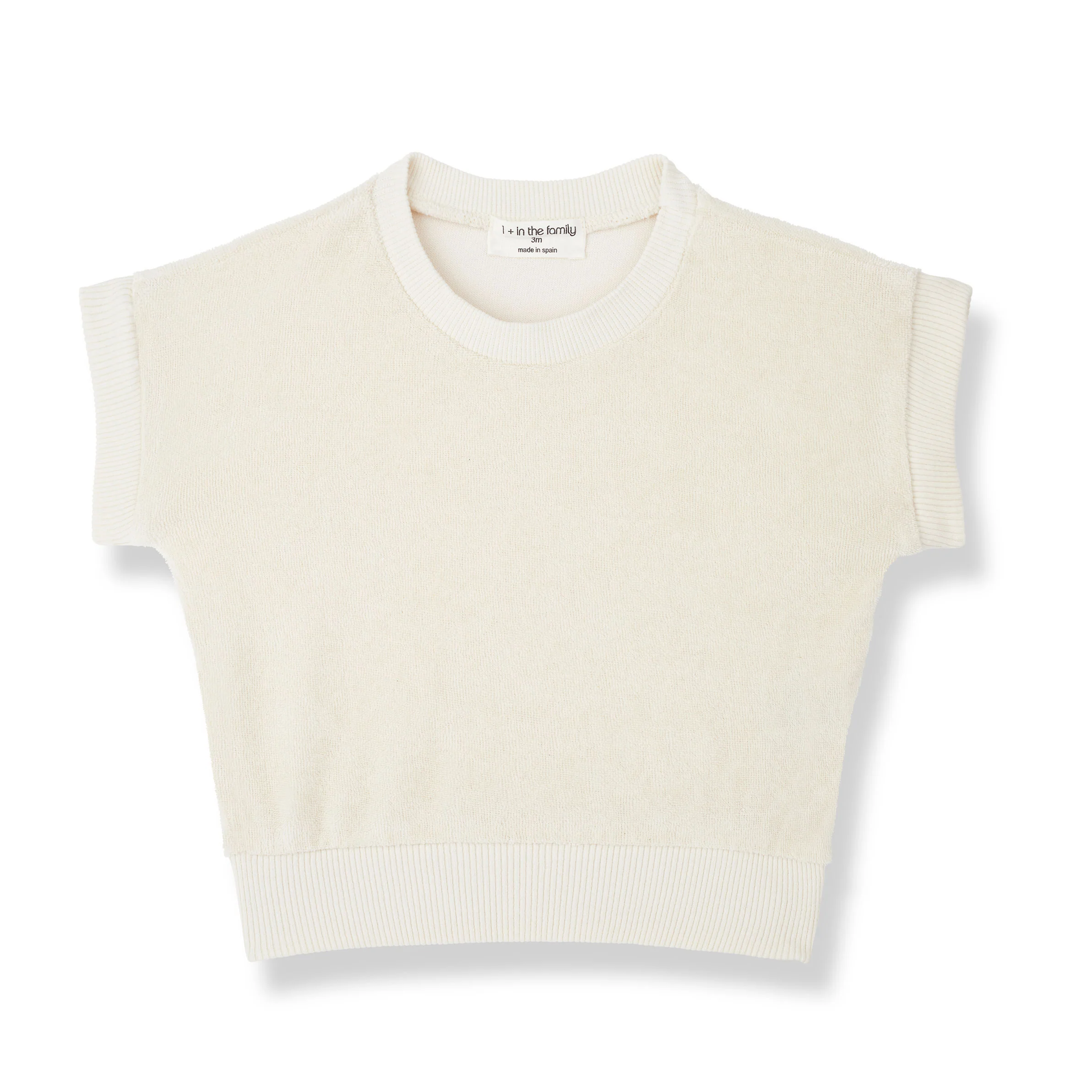 1+ In The Family Ivory Bianca Short Sleeve T-Shirt