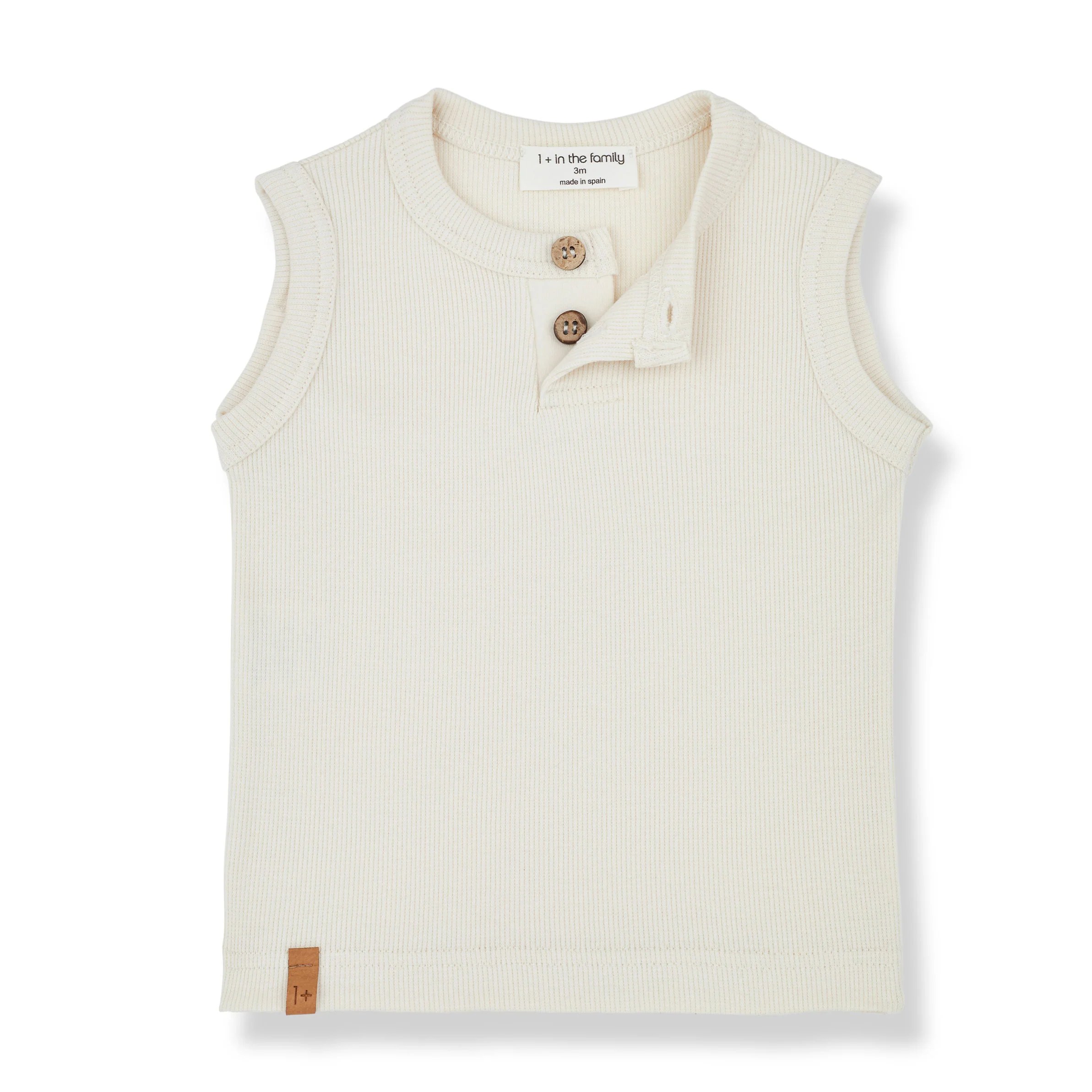 1+ In The Family Ivory Giovani Tank Top