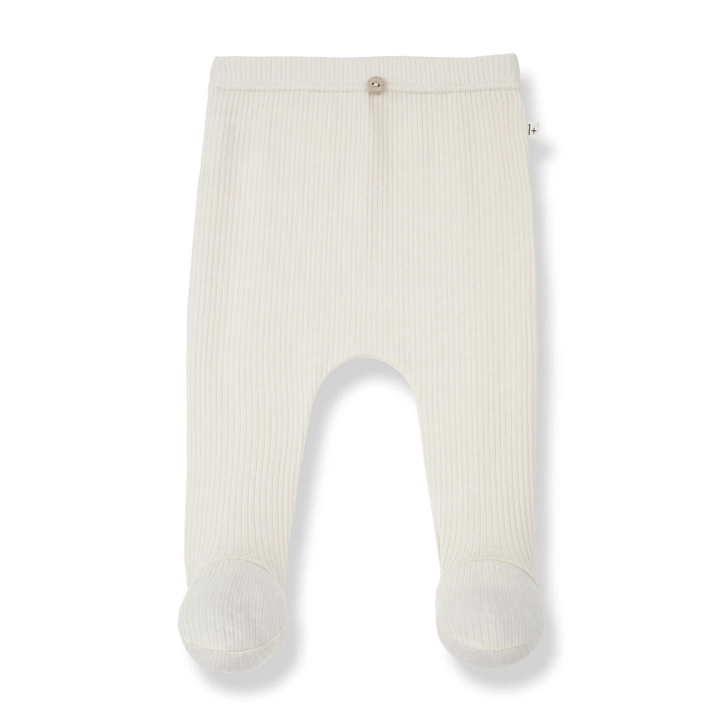 1+ In The Family Ivory Mia Footed Leggings