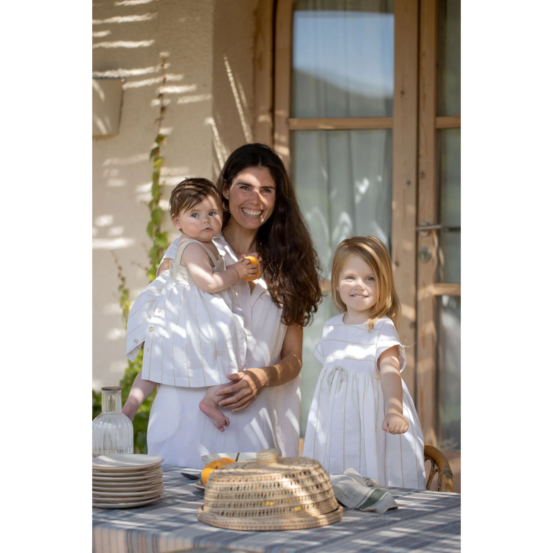 1+ in the Family  Off White Agnes Baby Blouse - Image 2