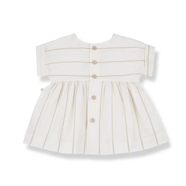 1+ in the Family  Off White Agnes Baby Blouse - Image 3