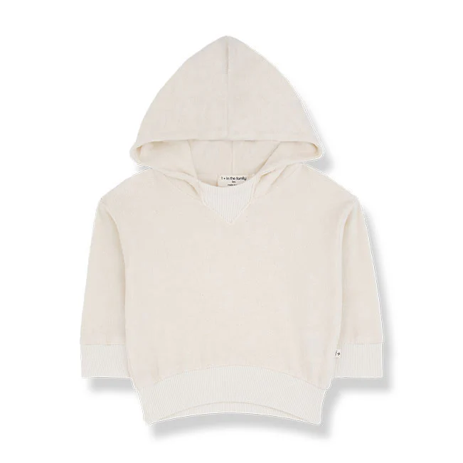 1+ in the Family  Off White Mario Baby Sweater