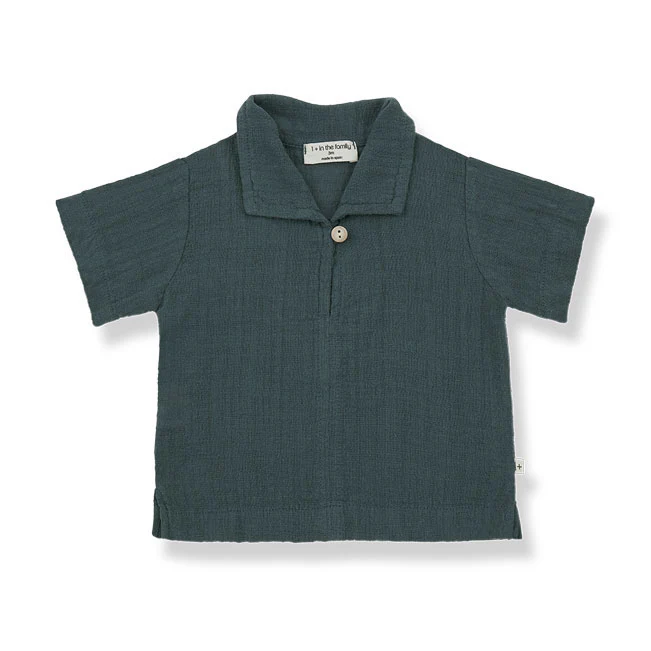 1+ in the Family  Petroleum Benet Baby Shirt