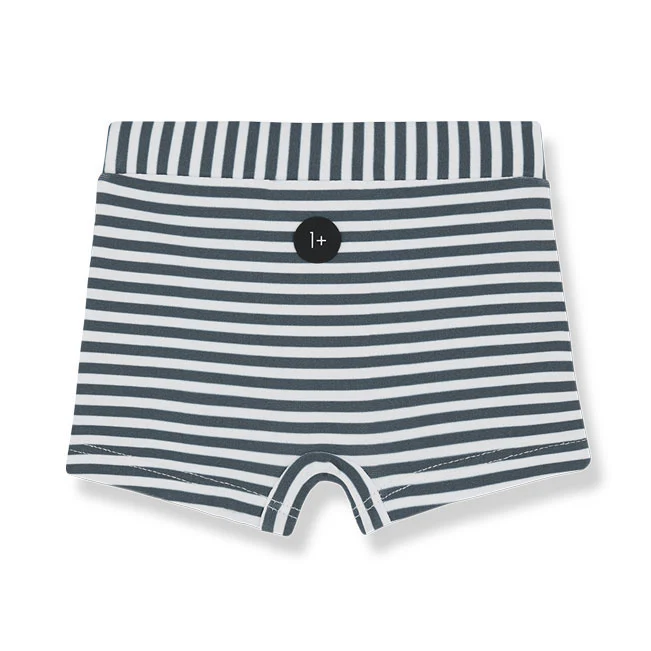 1+ in the Family  Petroleum Milo Baby Shorts - Image 2