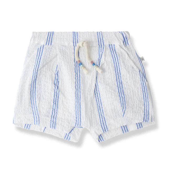 1+ In The Family Ultramarine Conca Baby Bermuda