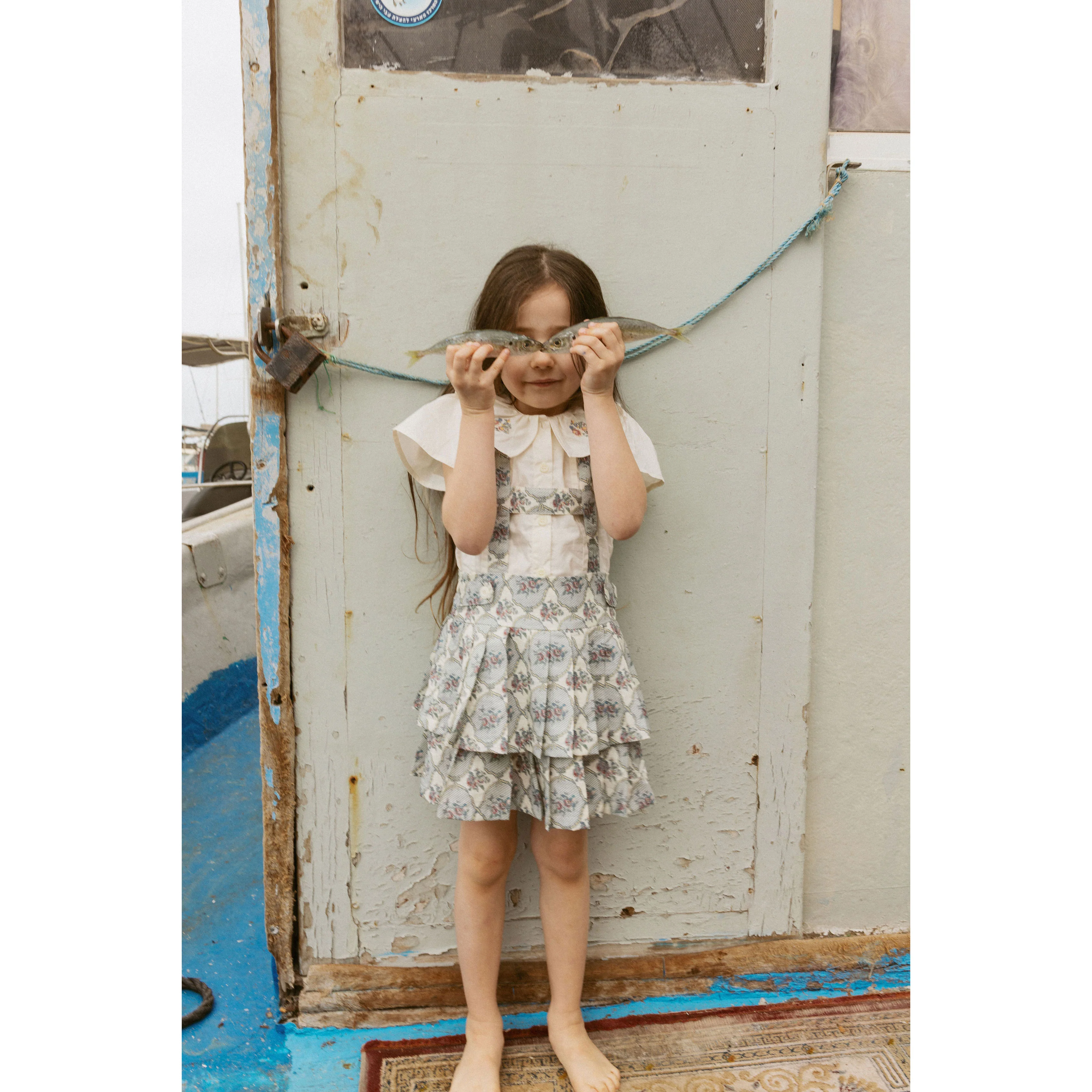 1984 Bird Floral Suspender Skirt - Image 2
