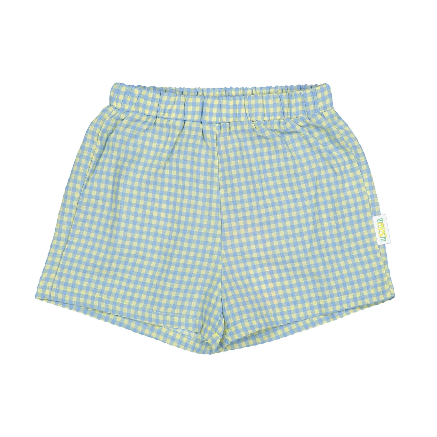 1984 Blue Checked Shorts