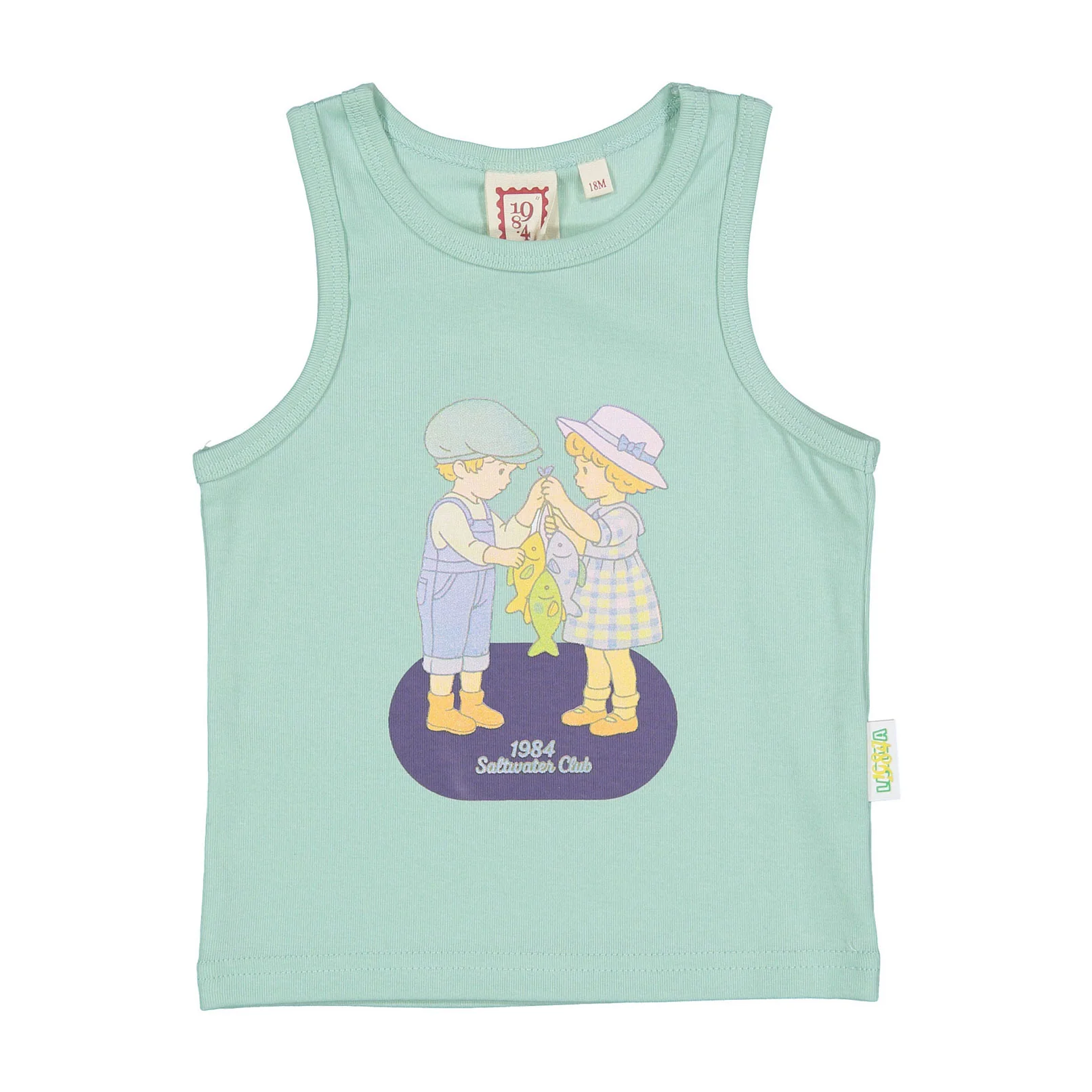 1984 Blue Graphic Tank