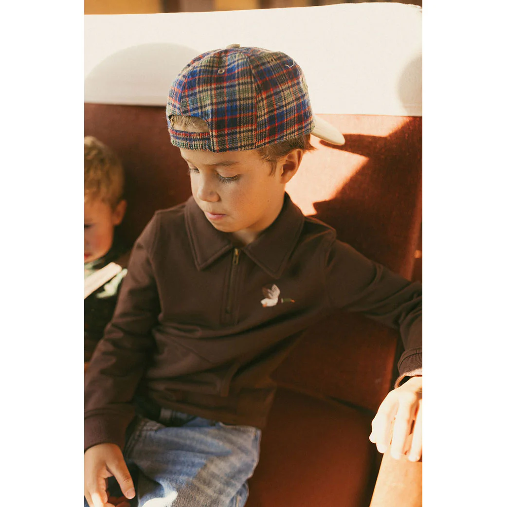 1984 Brown Duck Embroidered Polo Sweatshirt - Image 2