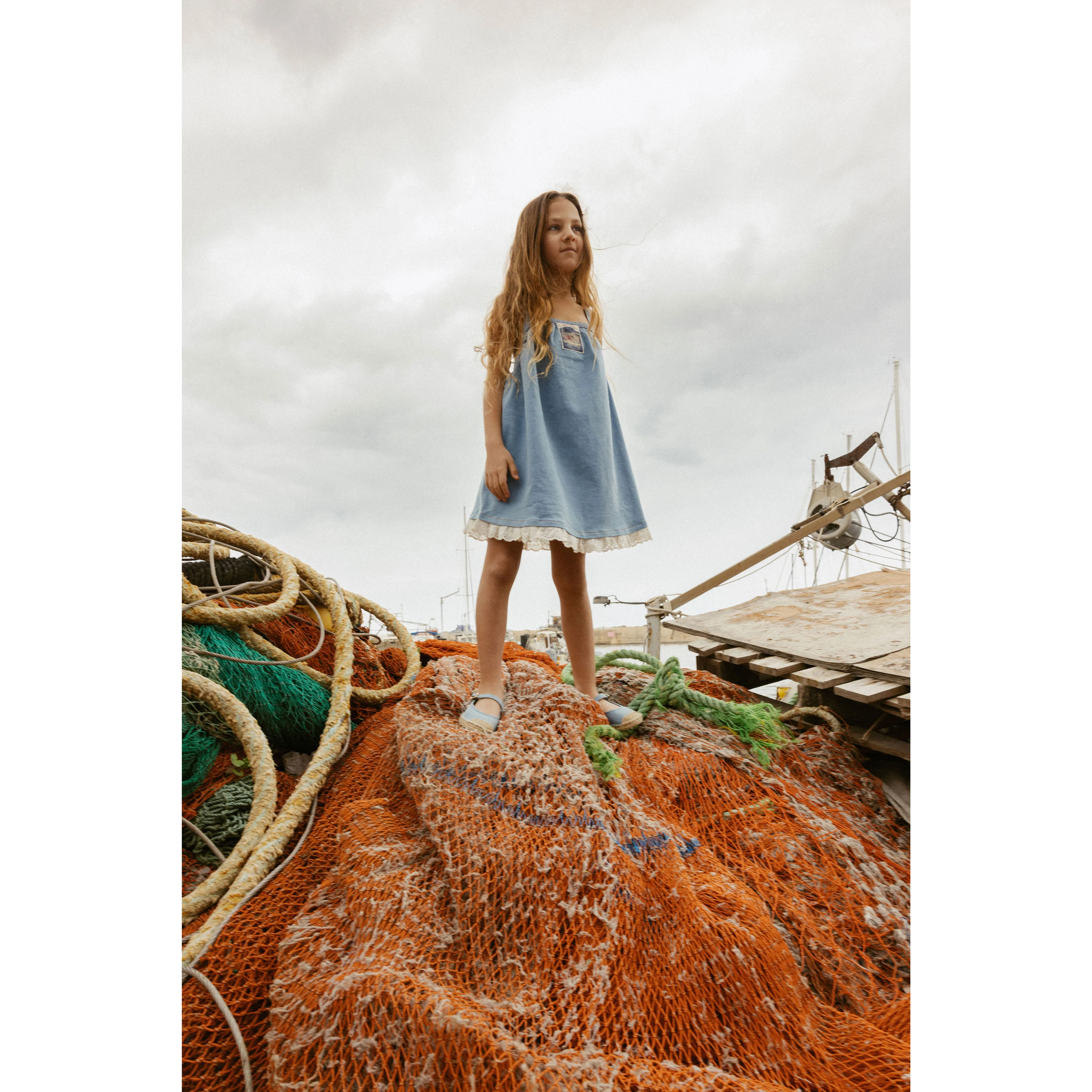 1984 Denim Eyelet Jumper - Image 2