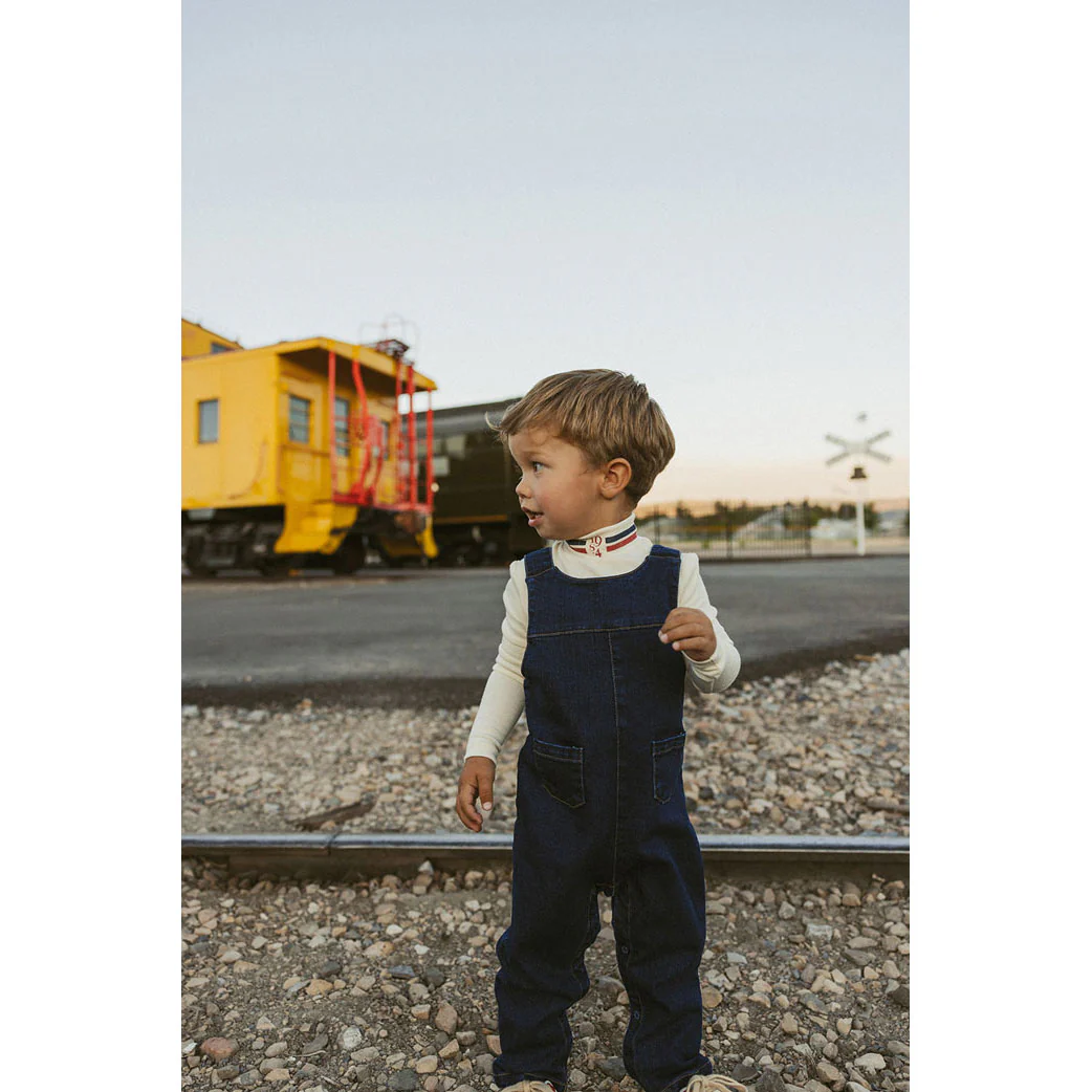1984 Denim Long Overalls - Image 2