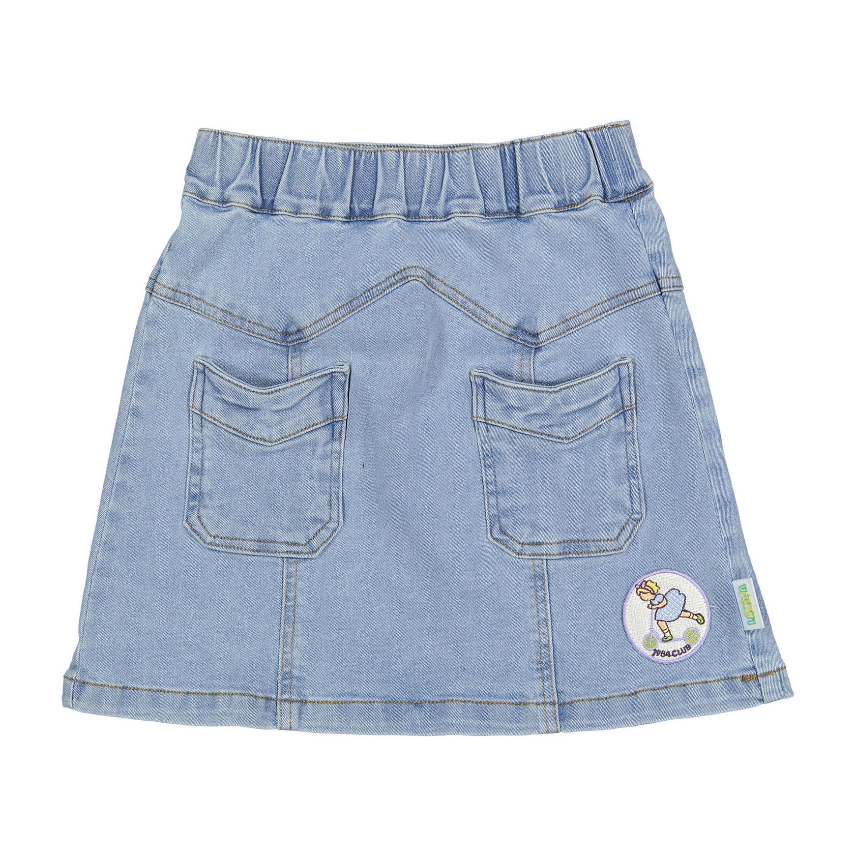 1984 Denim Patch Skirt