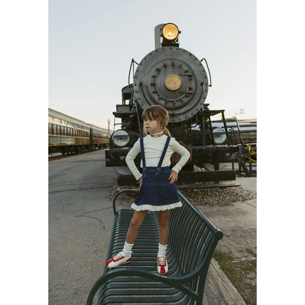 1984 Denim Suspender Skirt - Image 3