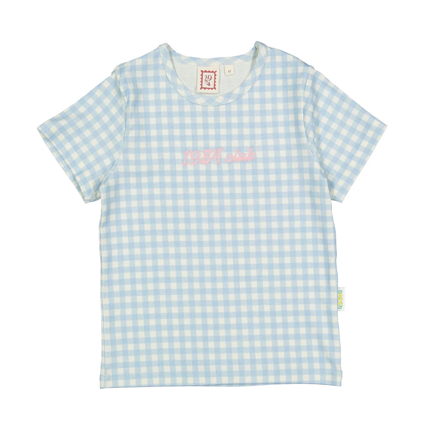 1984 Gingham Short Sleeve Tee