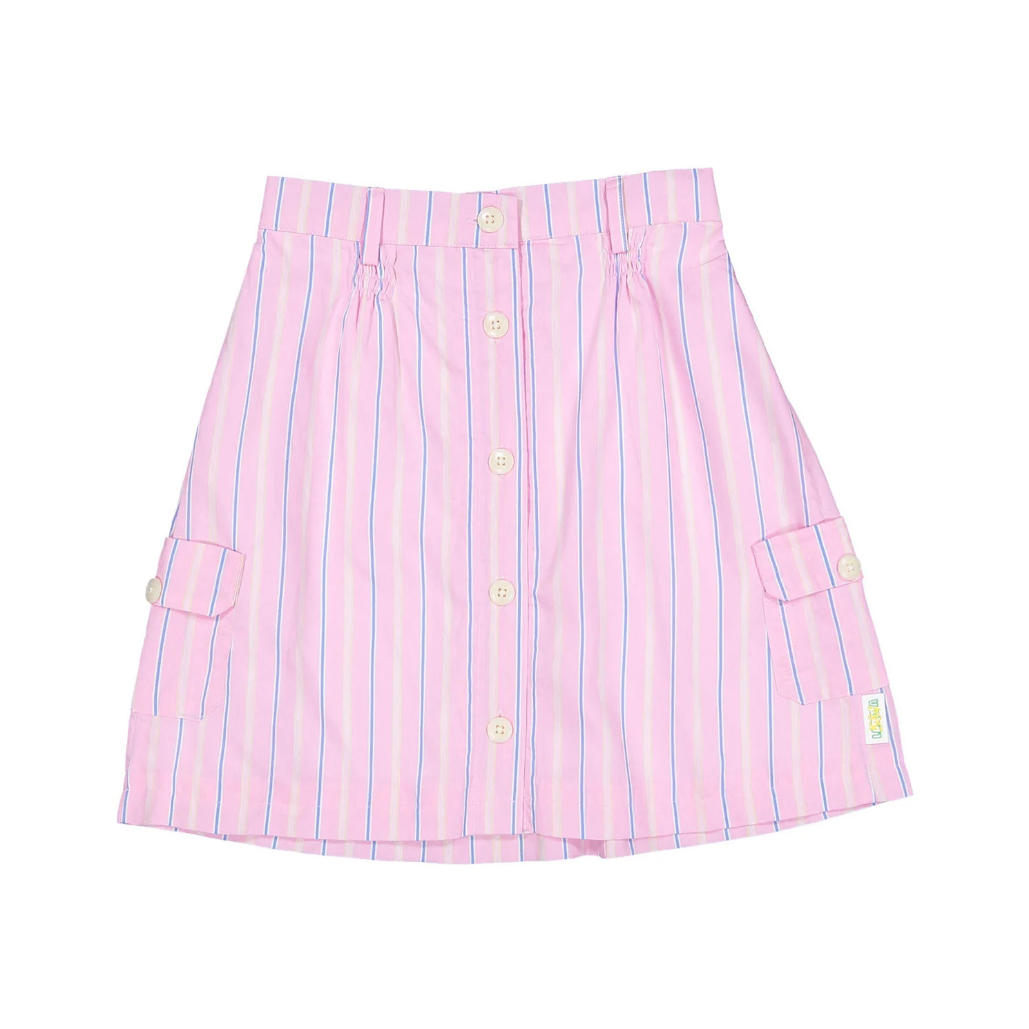 1984 Pink Striped Skirt