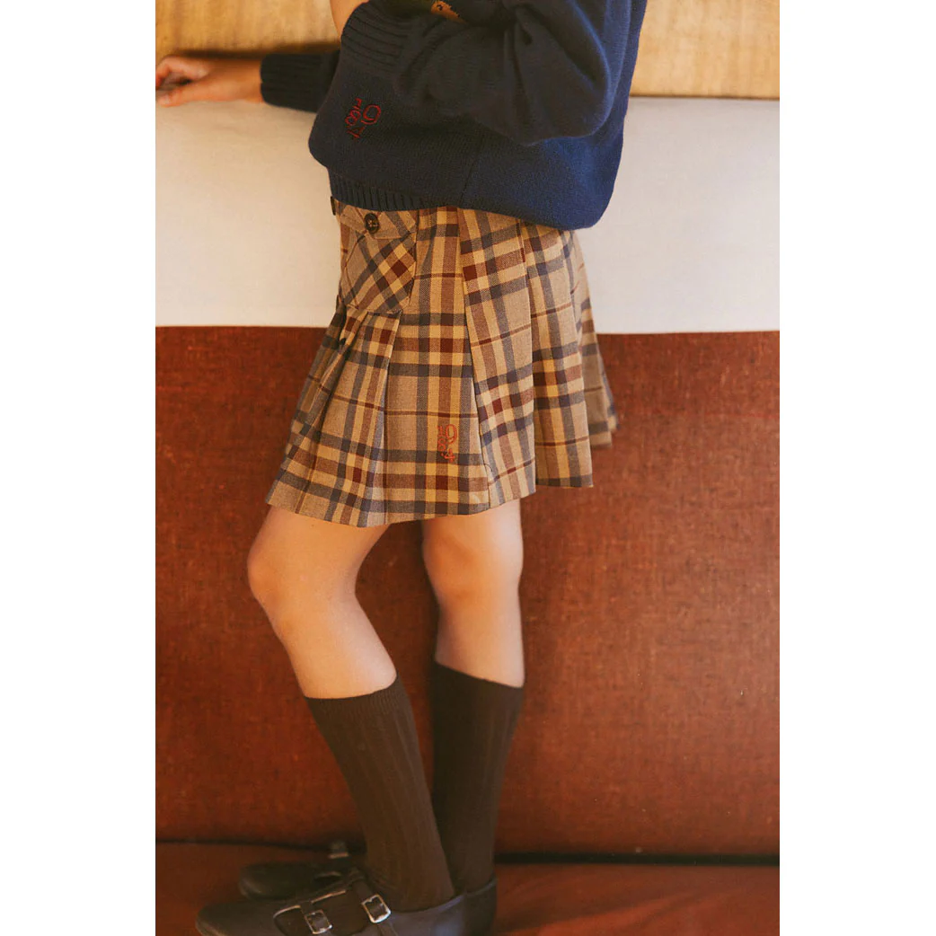 1984 Plaid Pleated Skirt - Image 4