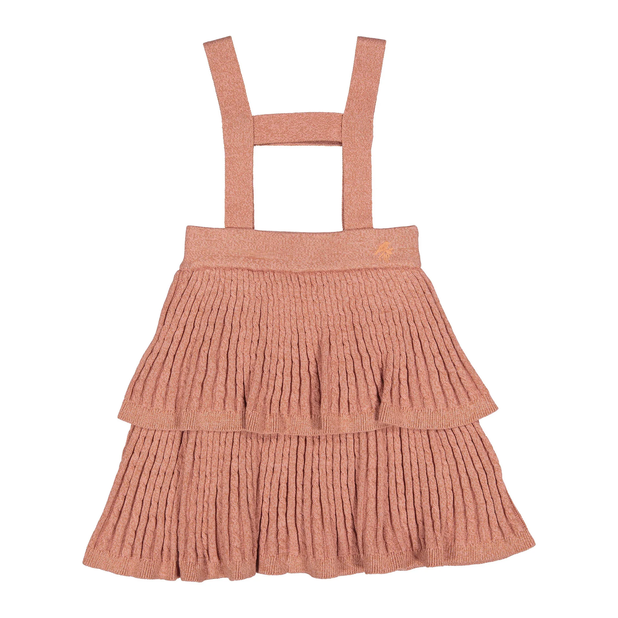1984 Rasberry Cable Knit Strap Jumper