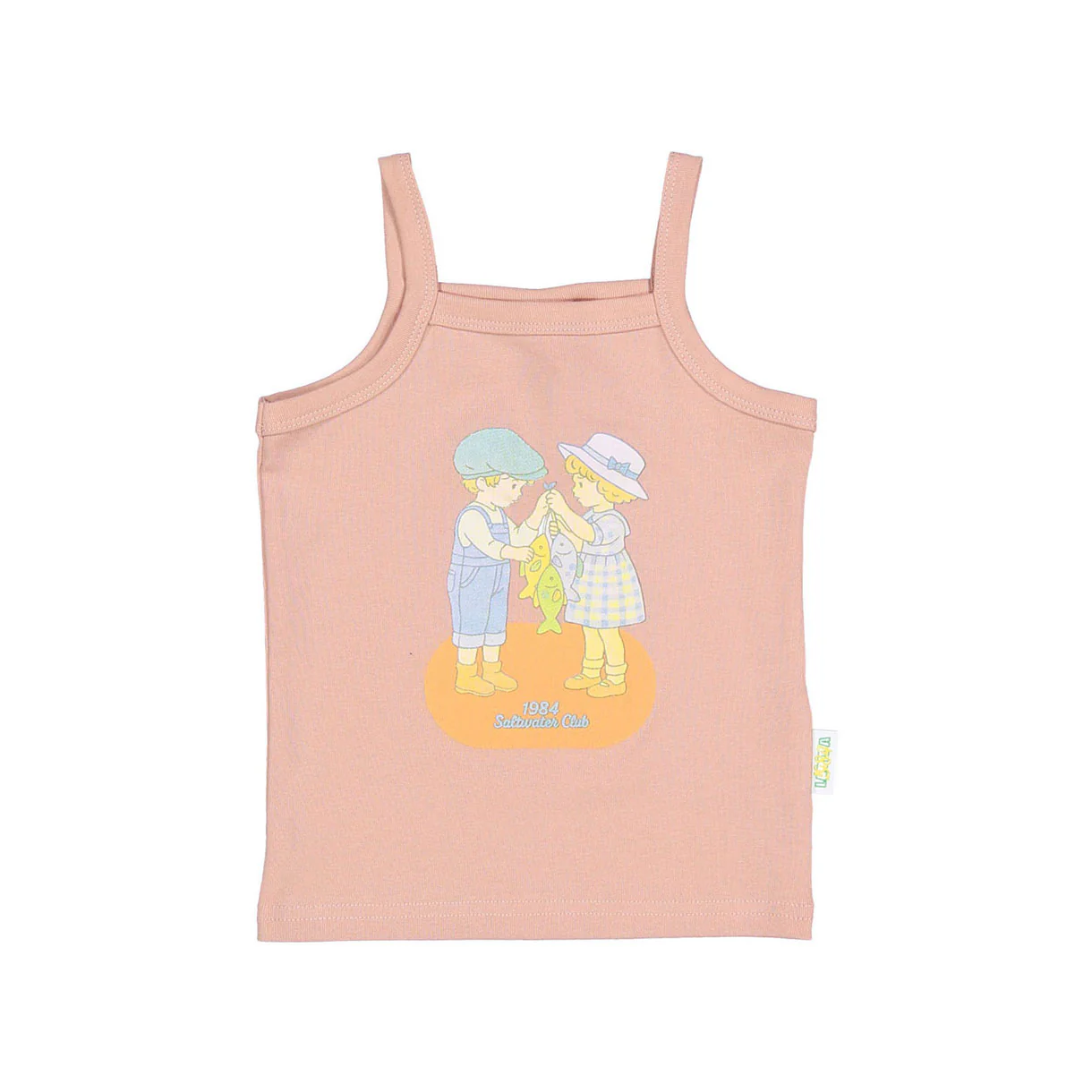 1984 Salmon Graphic Tank