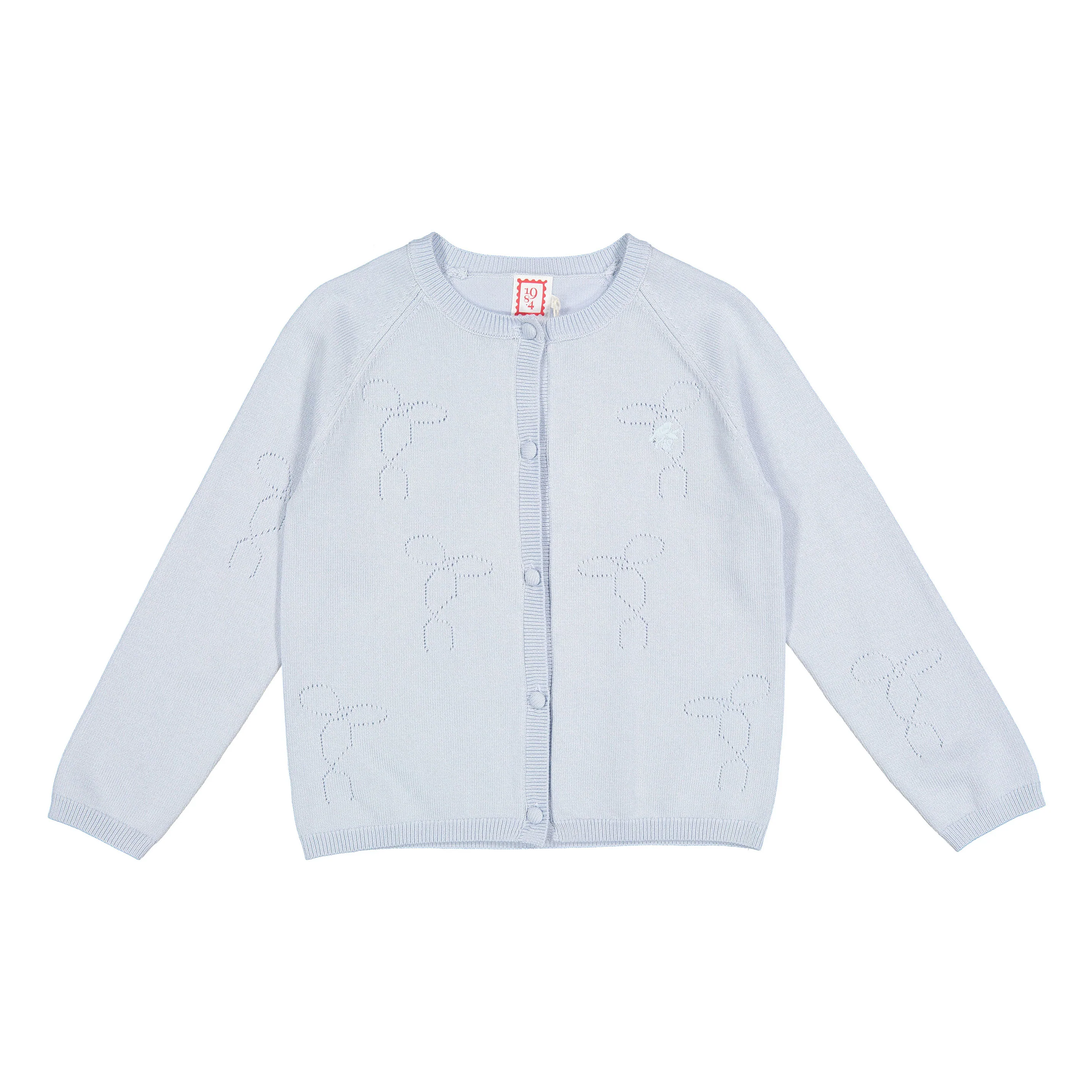 1984 Blue Embroidered Cardigan