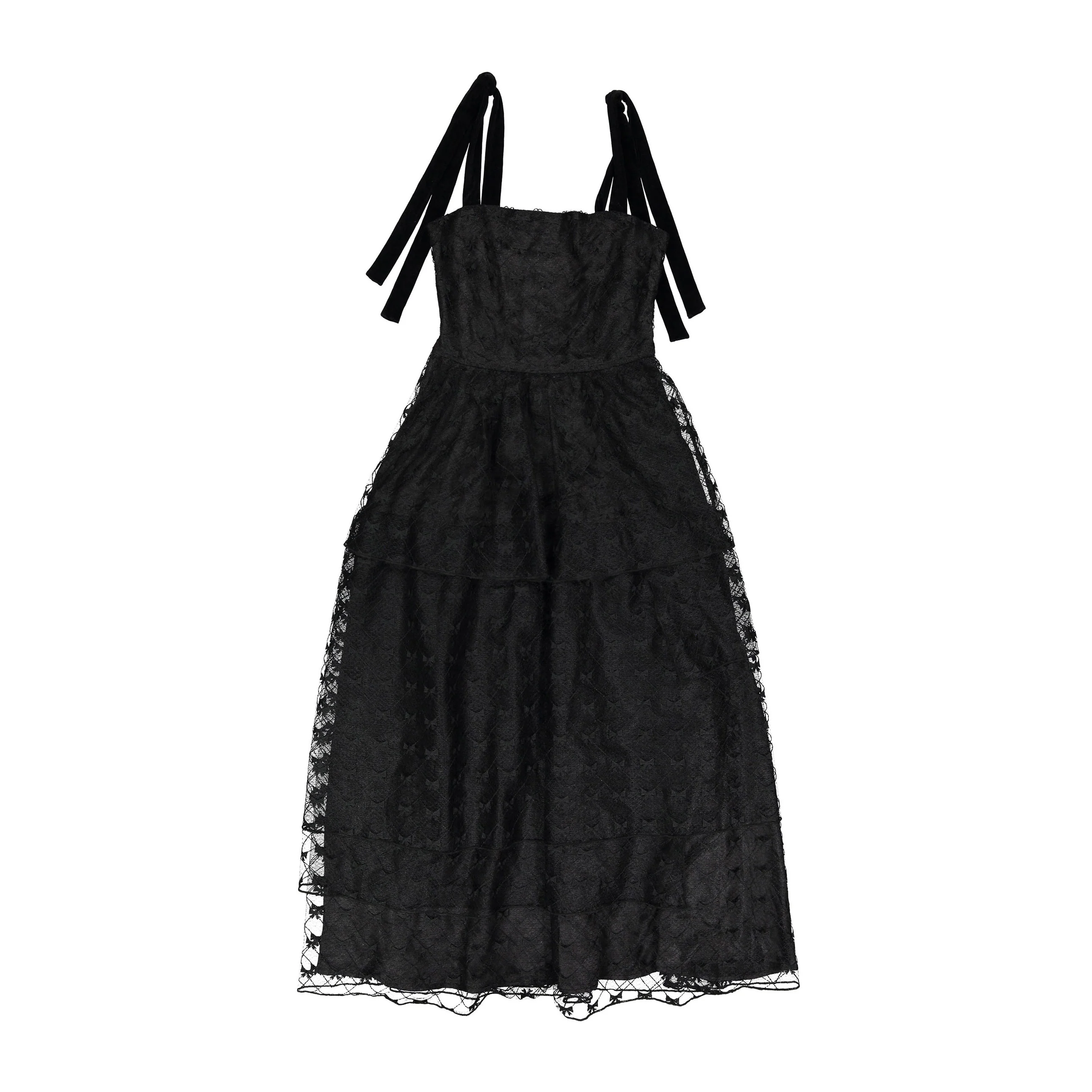 A4 Black Lace Jumper