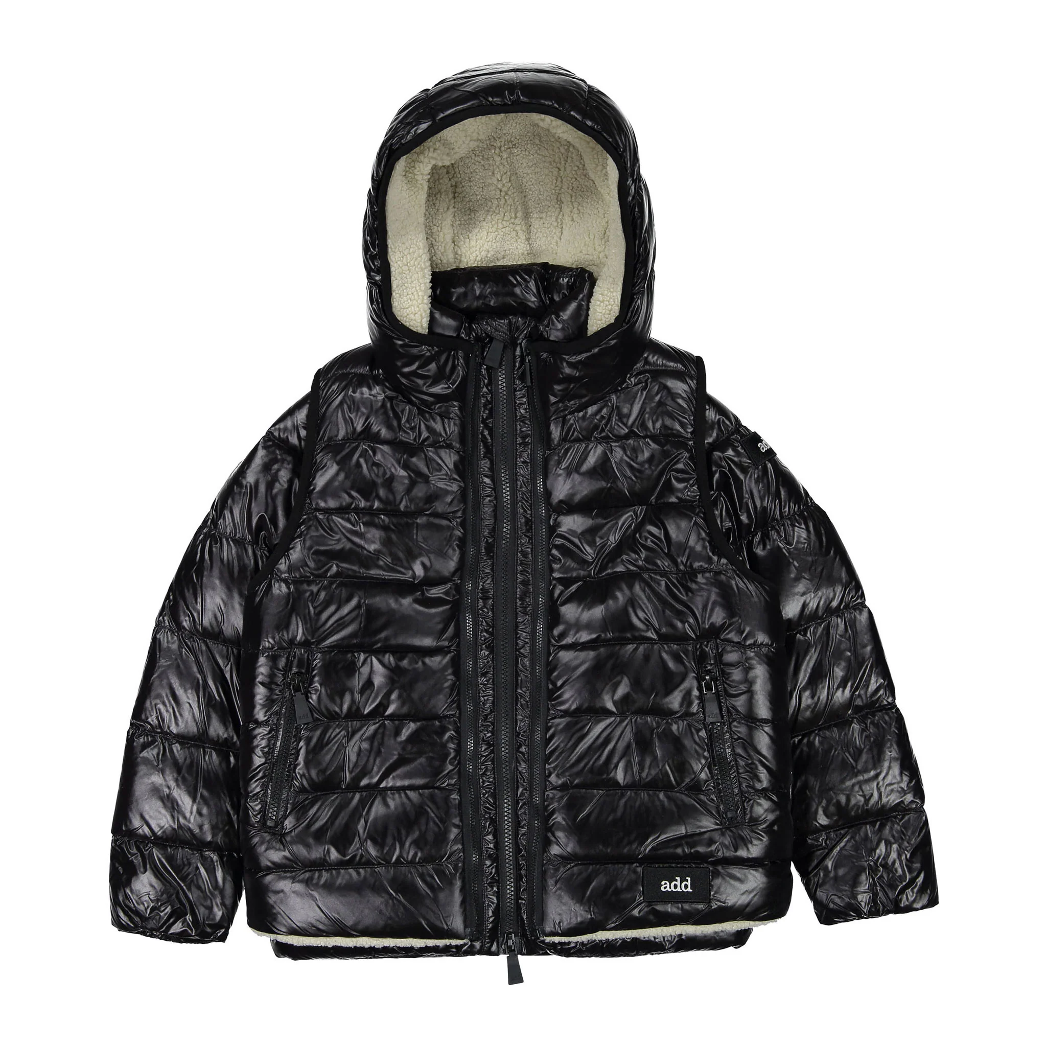 Add Noir Down Vest + Down Jacket