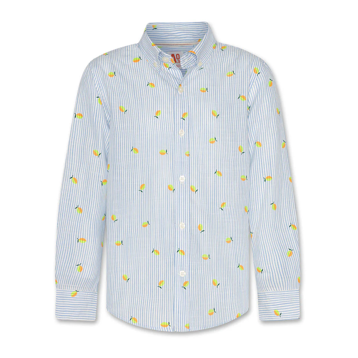 AO76 Blue Lemon Stripe Axel Shirt