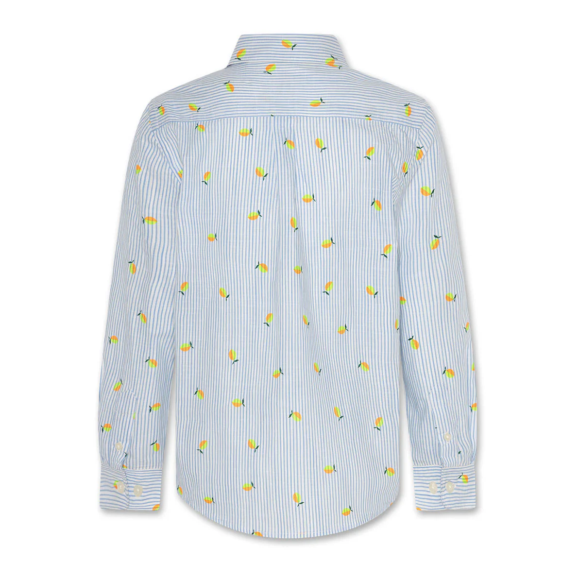 AO76 Blue Lemon Stripe Axel Shirt - Image 2