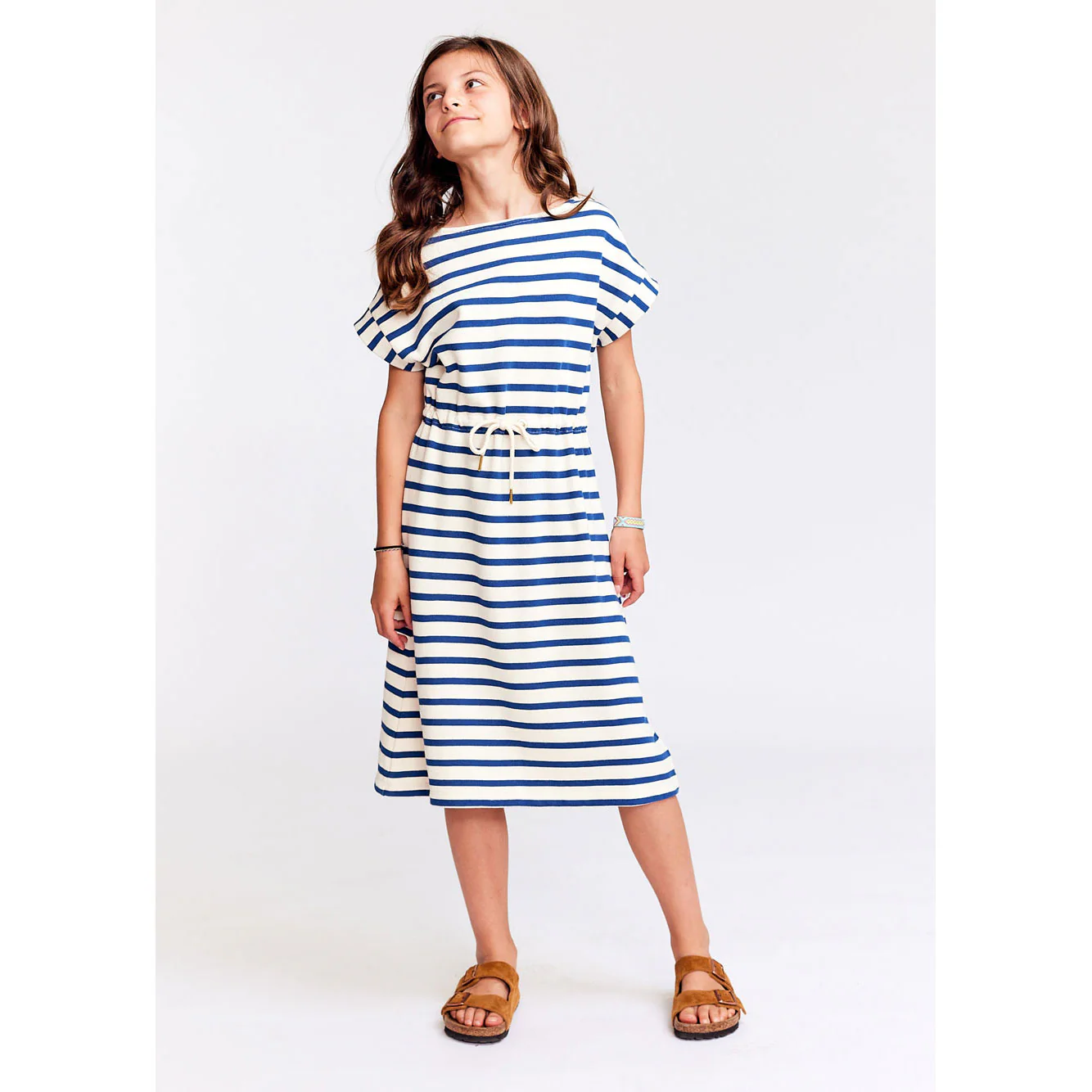 AO76 Estate Blue Striped Lumi Dress - Image 2