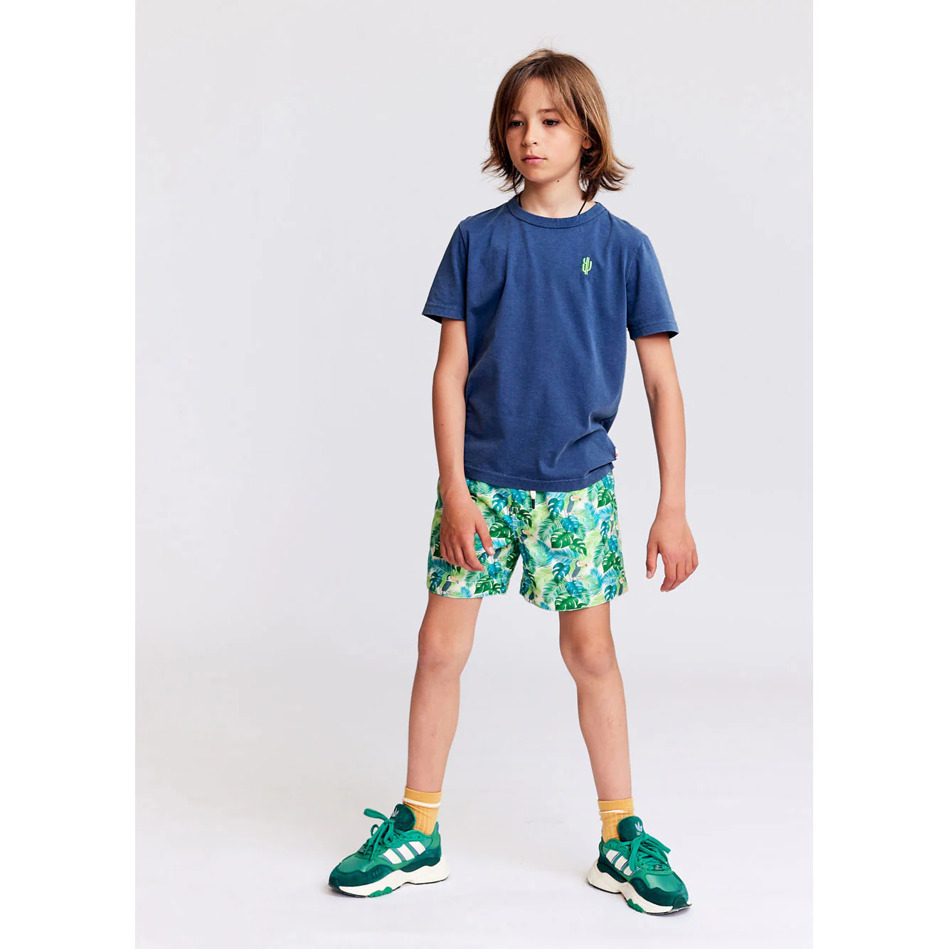 AO76 Indigo Garment Dye Mat T-Shirt - Image 2