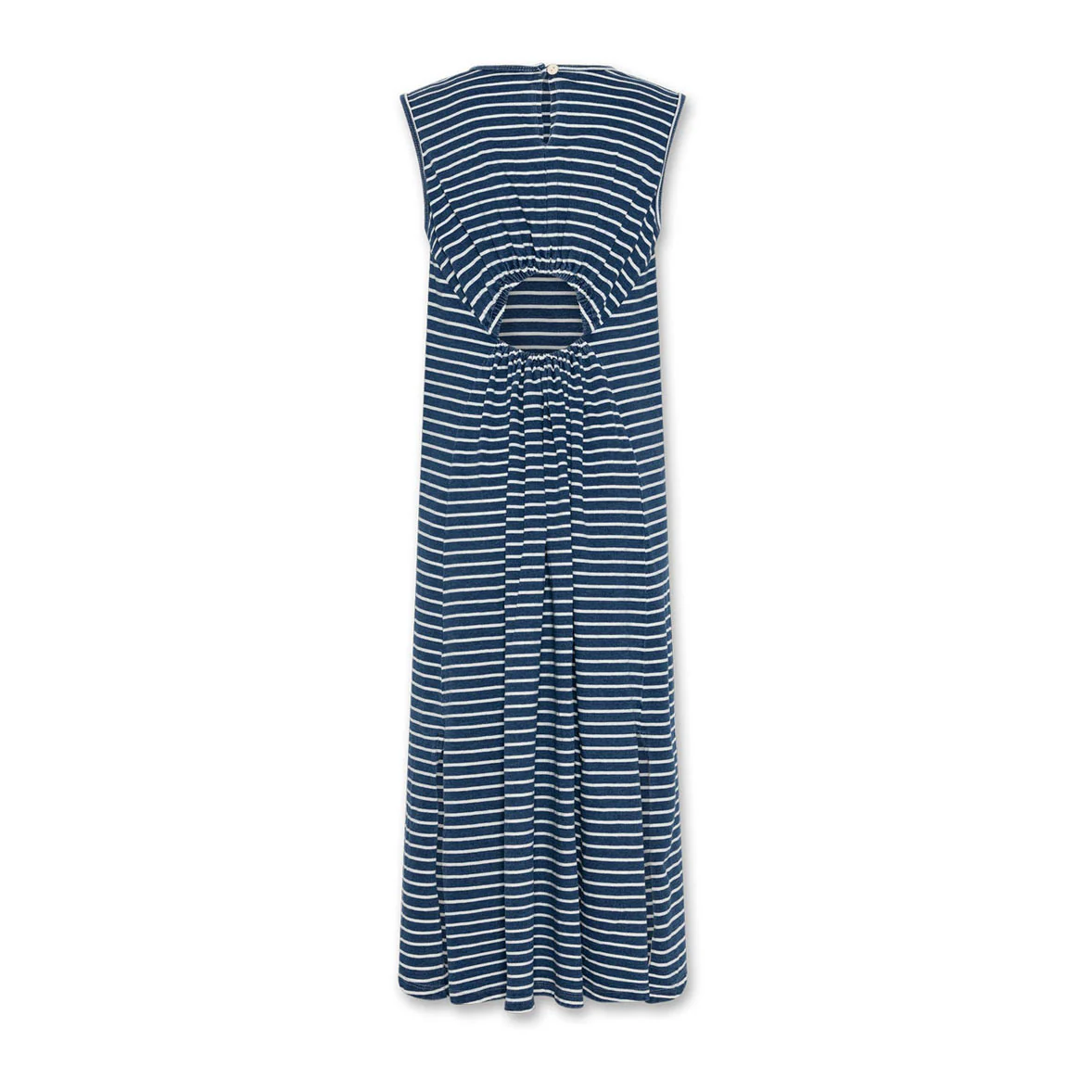 AO76 Indigo Striped London Dress - Image 4