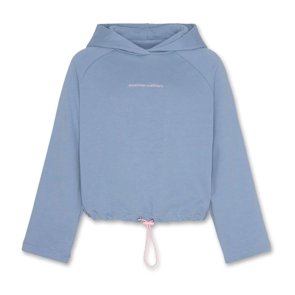 AO76 Light Blue Lenia Hoodie Sweatshirt