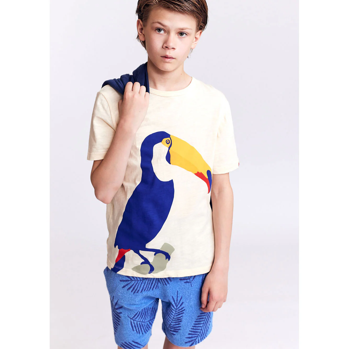 AO76 Natural Toucan Mat T-Shirt - Image 2