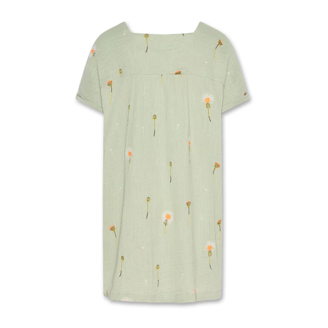 AO76 Quiet Green Dandelion Fanta Dress - Image 2