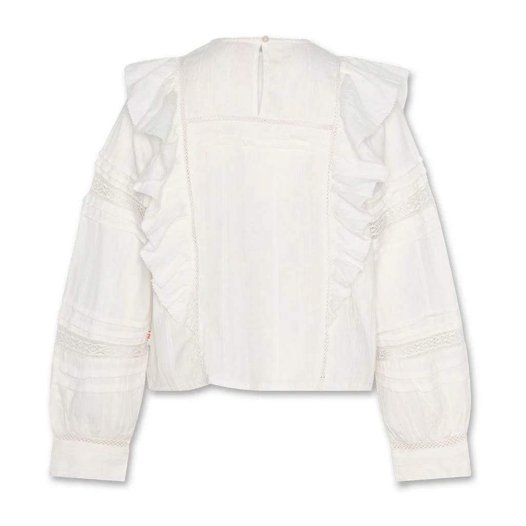 AO76 White Leen Dobby Shirt - Image 2