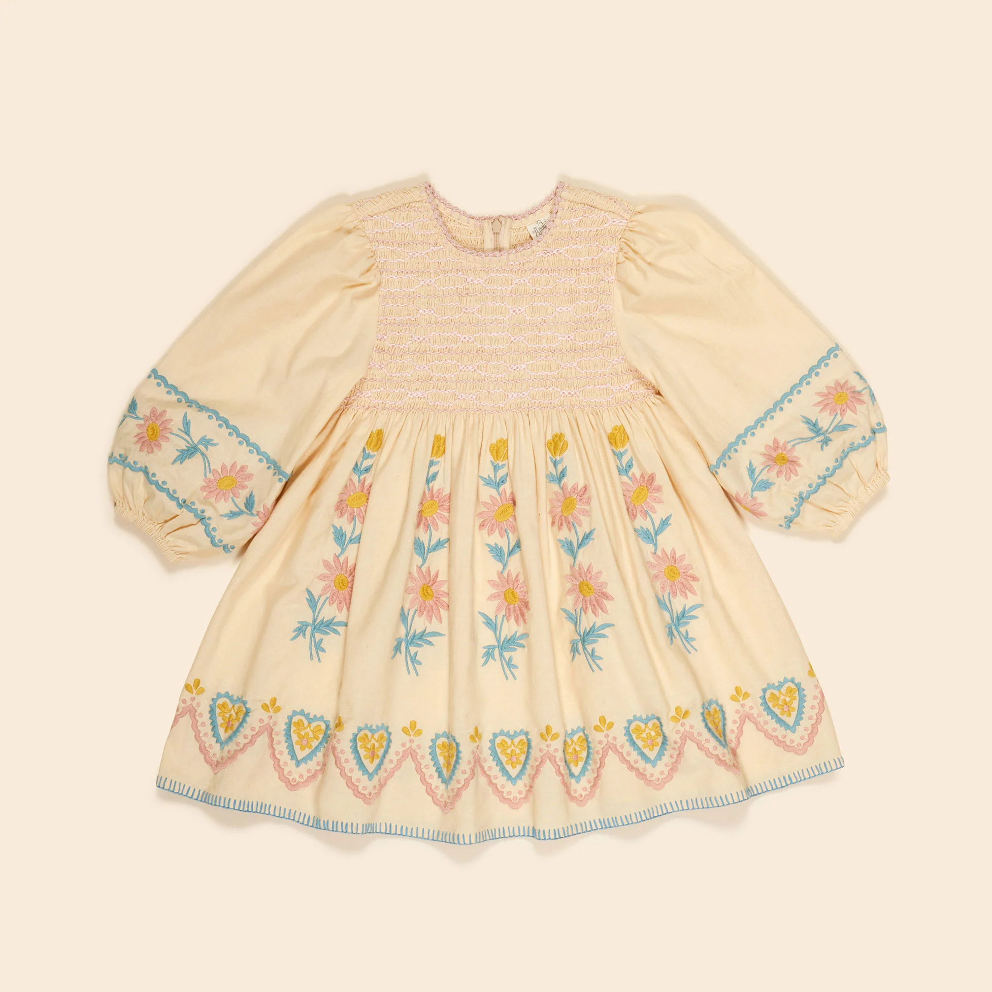 Apolina Cashew Penny Smock Dress