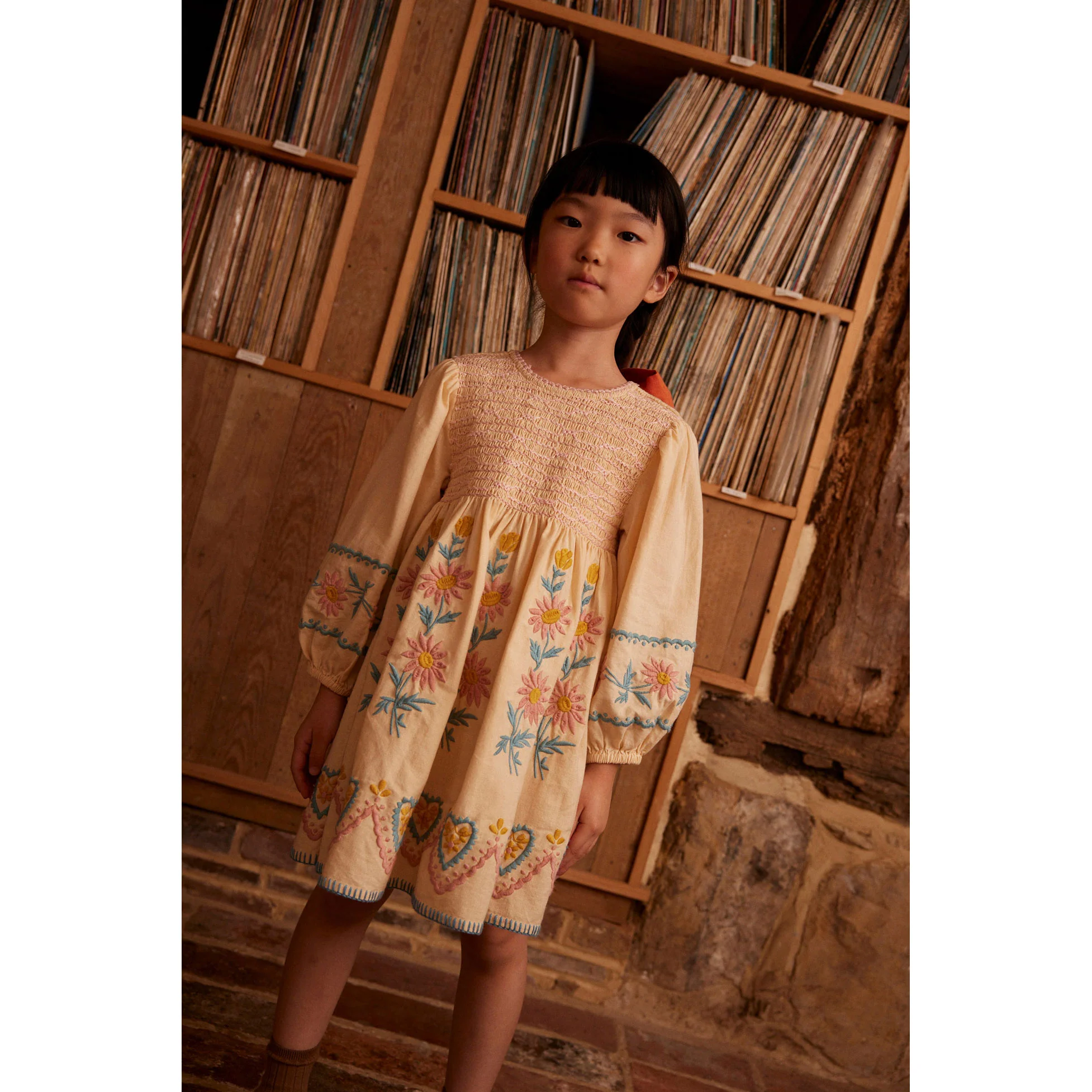 Apolina Cashew Penny Smock Dress - Image 3