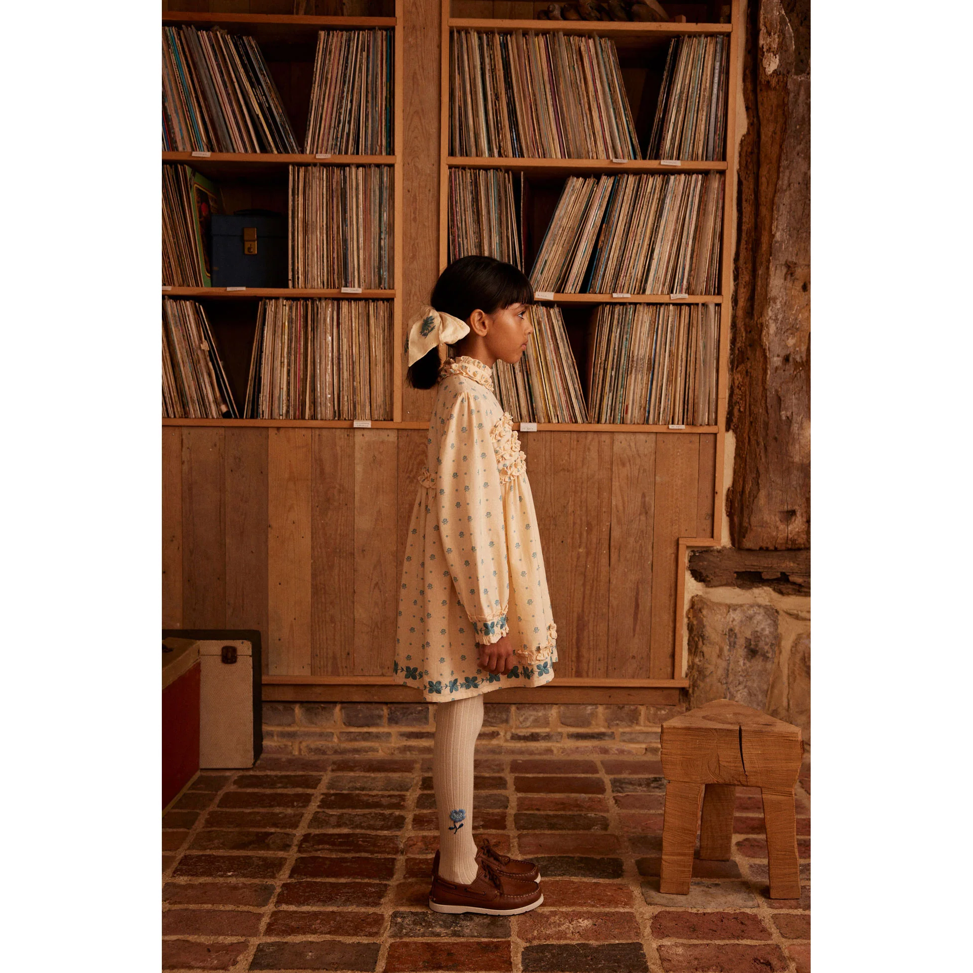 Apolina Meadow Calico Cashew Pernille Dress - Image 4