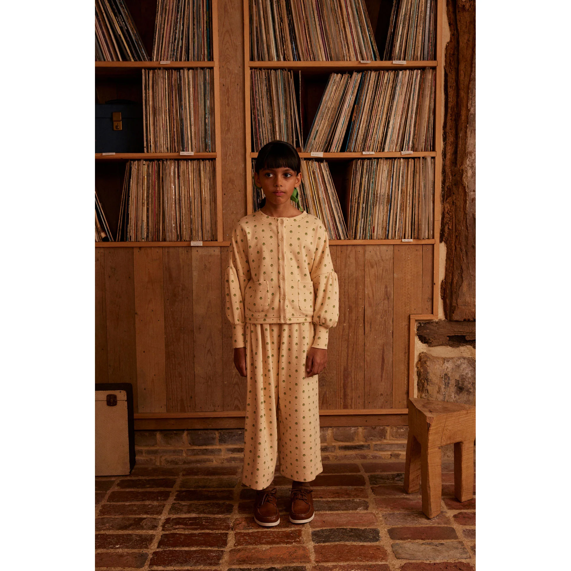 Apolina Meadow Calico Mila Jersey Trouser - Image 2