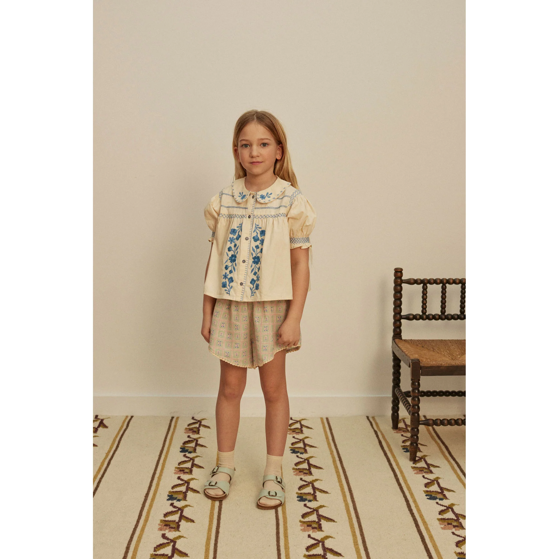 Apolina Rosepanel Mint Alice Shorts - Image 2
