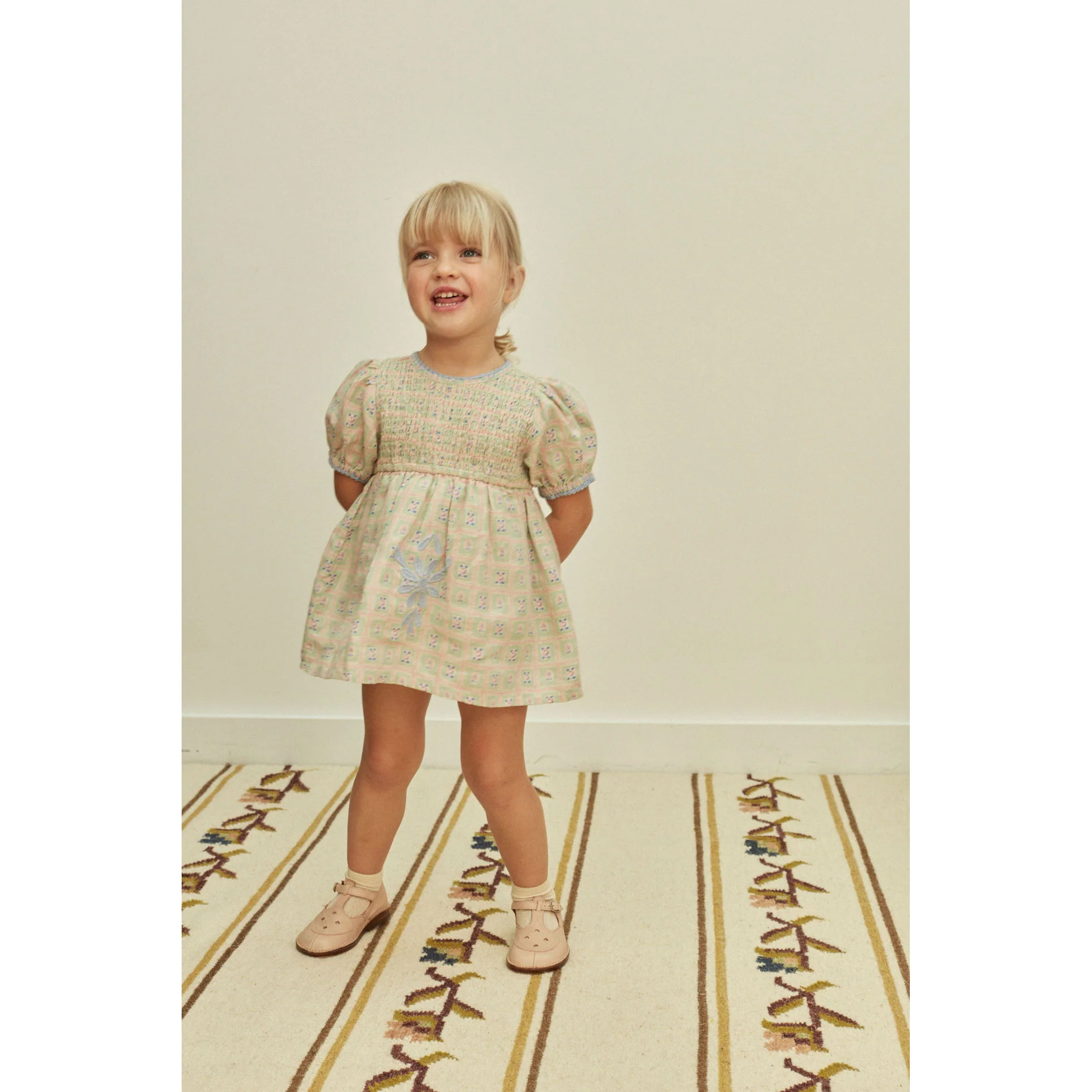 Apolina Rosepanel Mint Baby Noemie Dress - Image 2
