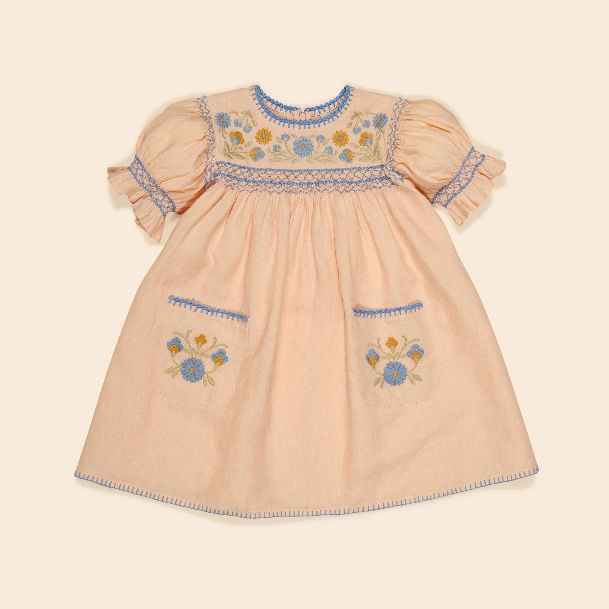 Apolina Satin Pink Dora Dress