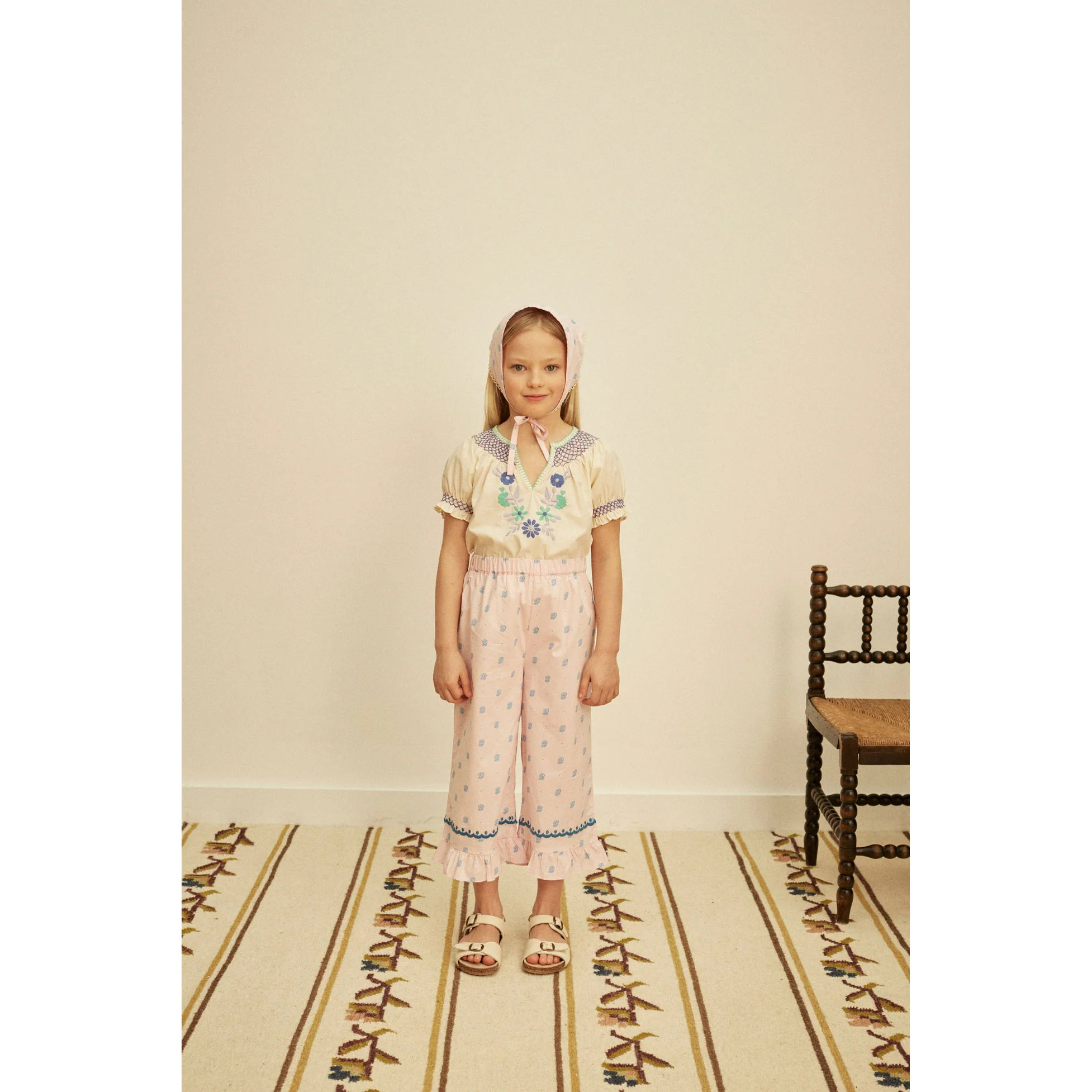 Apolina Studio Calico Pink Wini Trouser - Image 2