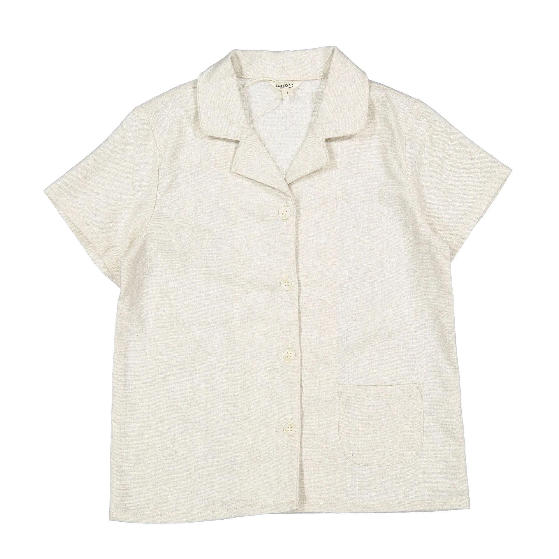 Arza Linen Grandpa Shirt