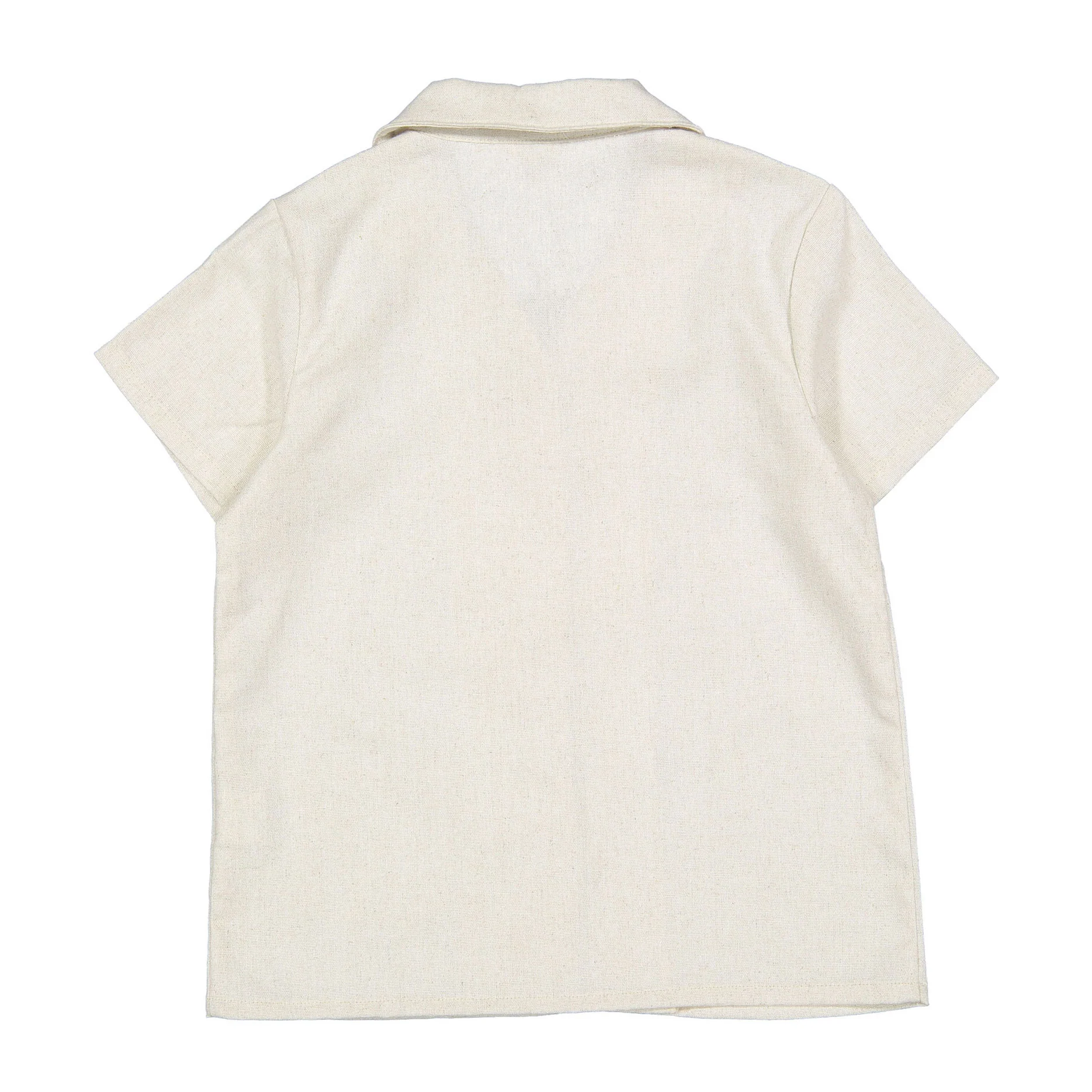 Arza Linen Grandpa Shirt - Image 3